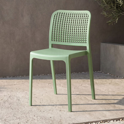 TuHome Bronx Industrial Accent Chair, Modern Urban Dining Ch - Olive