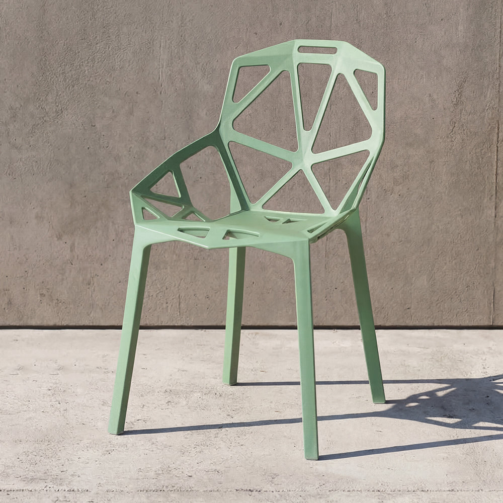 TuHome Roxy Modern Dining Chair, Sophisticated High-Back Uph - Green