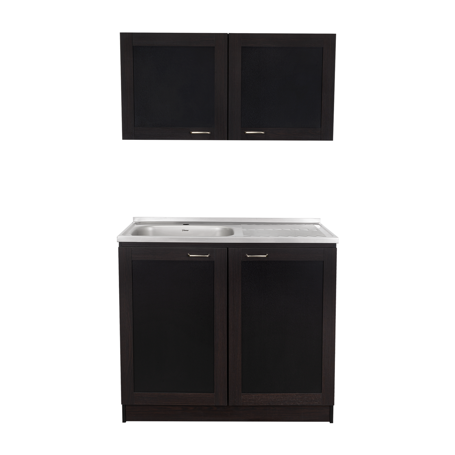 TUHOME Zurich Cabinet Set with Double Door Cabinet, Two Interior Shelves, Spacious Storage and Superior Top Surface for Organized Kitchen Spaces, Freestanding Solution for Home Efficiency and Daily Convenience