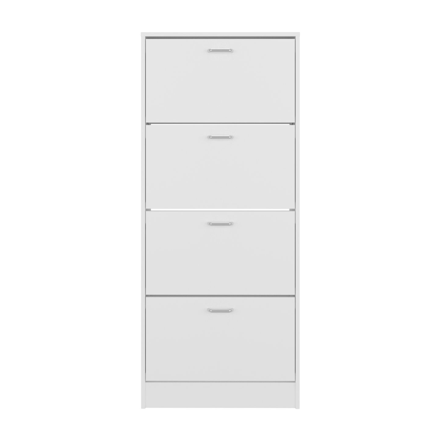 Inola 4 Door Shoe Rack Cabinet for Entryway and Home Storage, Space-Saving Shoe Organizer with Enclosed Design, Modern Style for Hallway or Bedroom Use