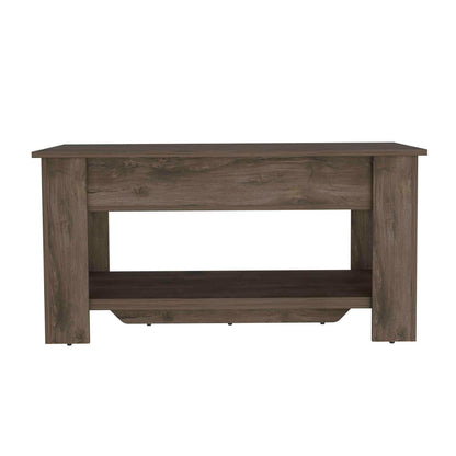 Austin Storage Table, One Extendable Table Shelf, Lower Shelf