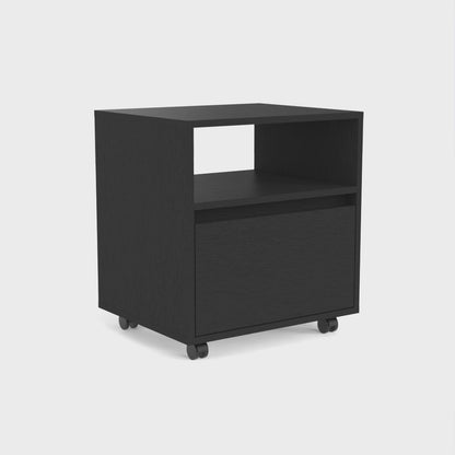 Austin Nightstand, Casters, Single Drawer