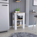 Cala Kitchen Island 23, Two Shelves, Two Drawers