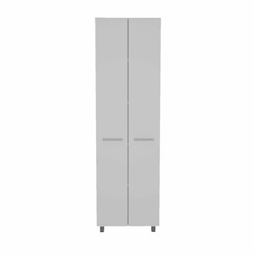 Baleare Pantry Cabinet, Five Interior Shelves, Four Legs