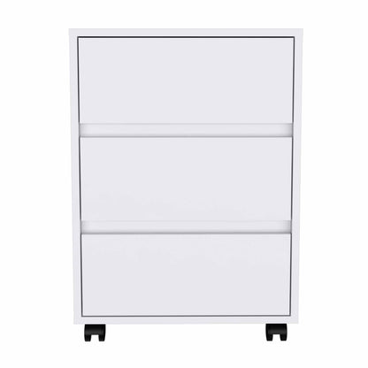 Artemisa 3 Drawer Filing Cabinet, Four Casters, Superior Top