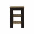 Cala Kitchen Island 23, Two Shelves, Two Drawers