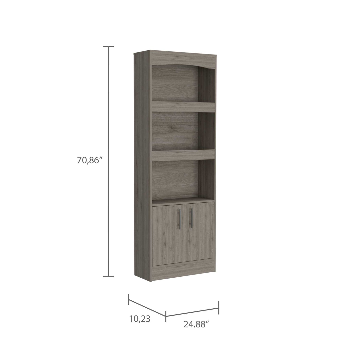 Simma Bookcase TuHome Light Gray 