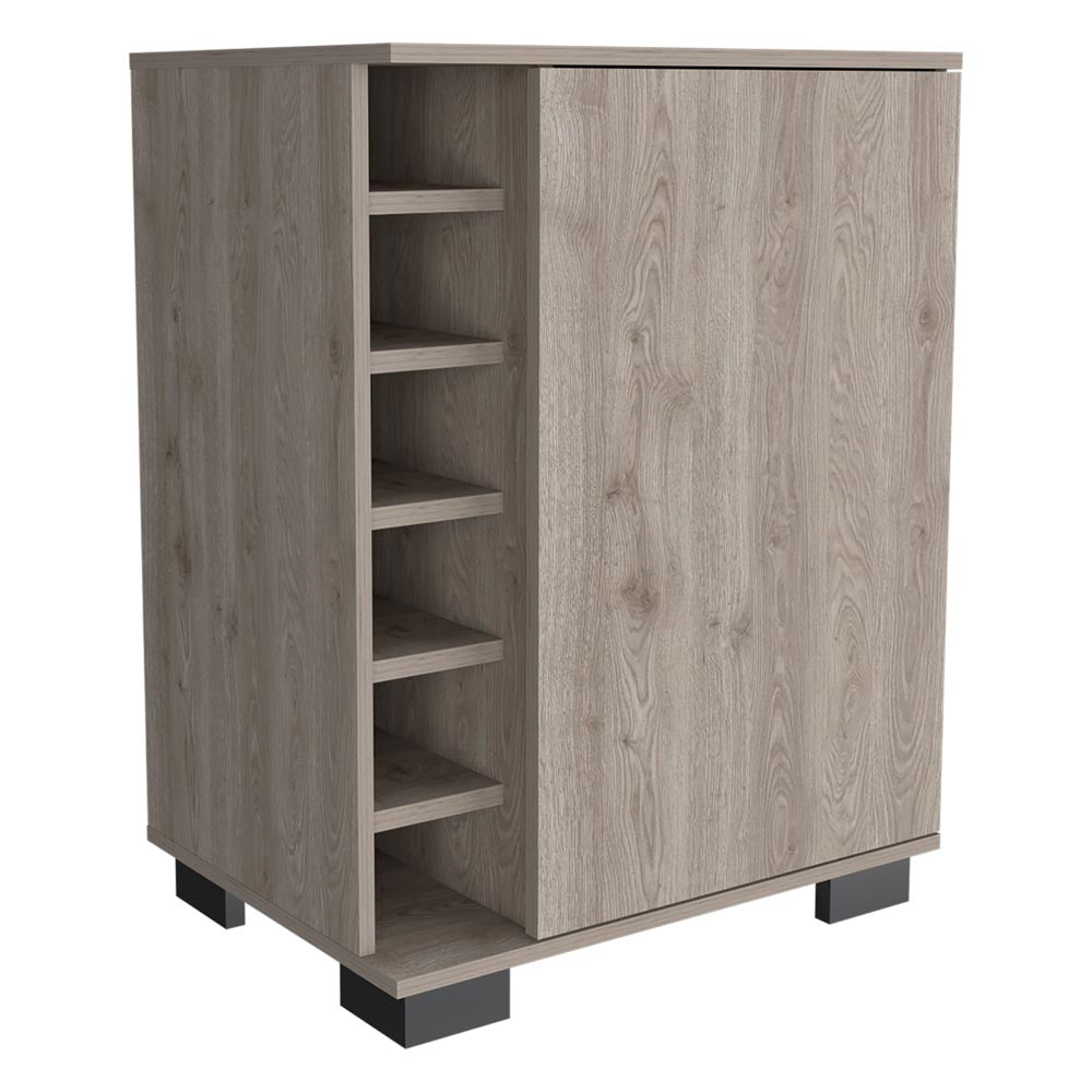 Aurora Bar Cabinet TuHome Light Oak 