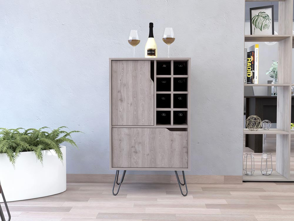 Manhattan Bar Cabinet TuHome Light Oak 