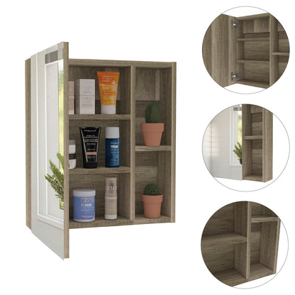 Labelle 2 Piece Bathroom Set,  Medicine Cabinet + Linen Cabinet