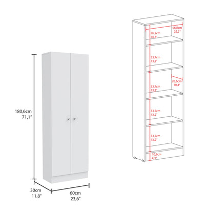 Charlotte 2 Piece Kitchen Set, Kitchen Island + Kitchen Pantry