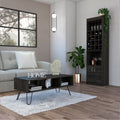 Dakota 2 Piece Living Room Set, Coffee Table + Bar Cabinet