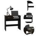 Vizcaya Home Office Set, Single Drawer, Keyboard Tray,Bookcase