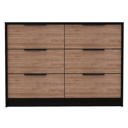 TuHome Black Wengue-Pine Dresser 