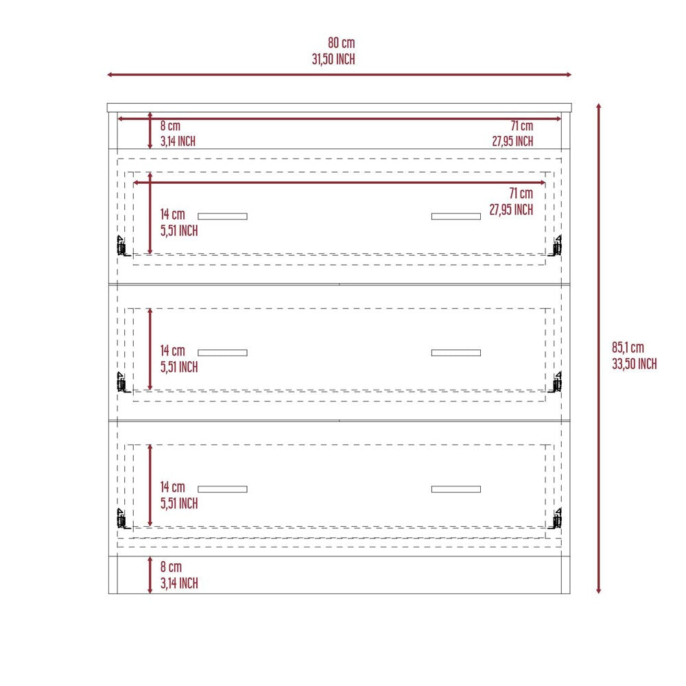 Dresser TuHome Measurements 