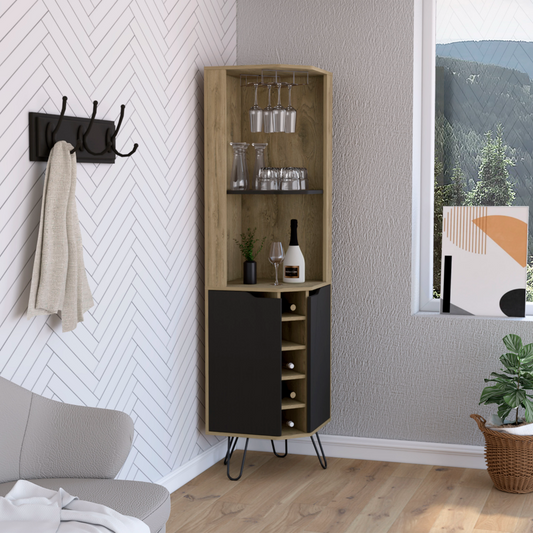 Audra Corner Bar Cabinet