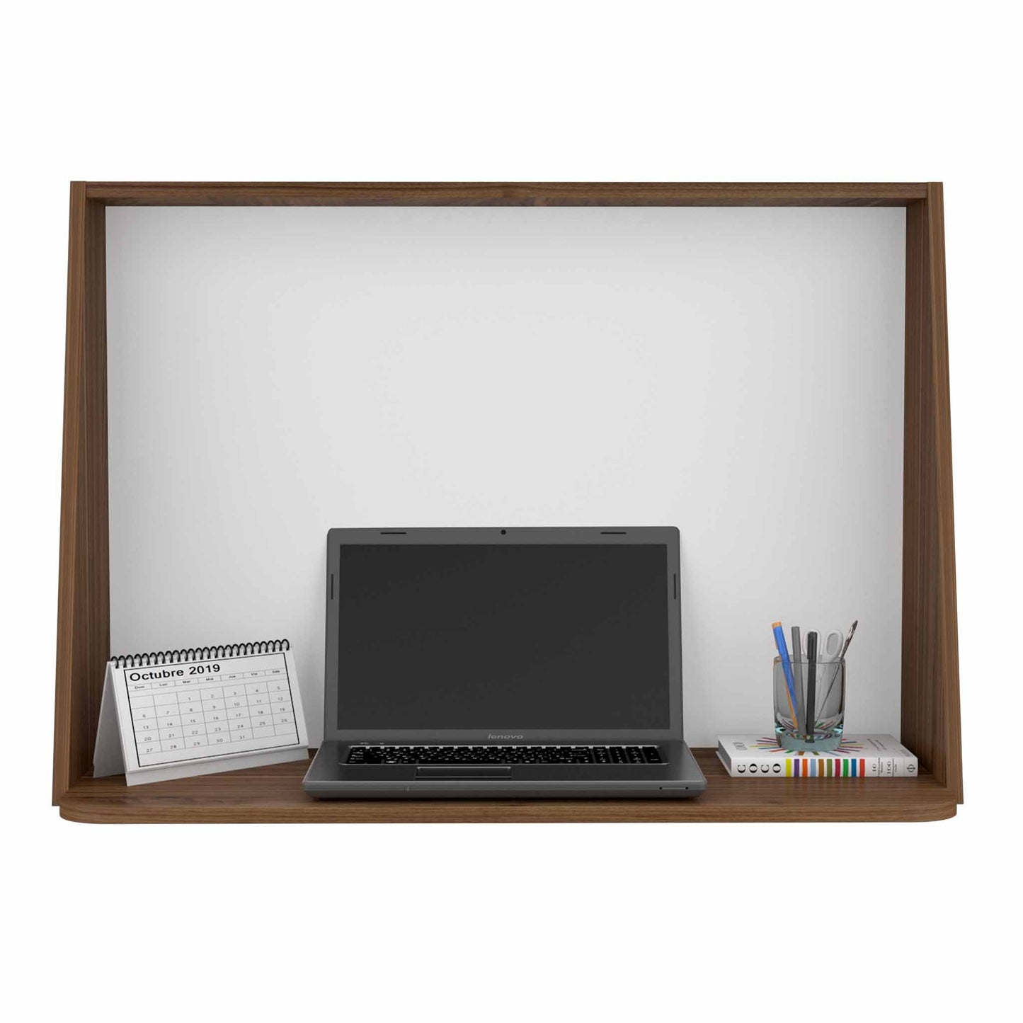 Zambia Wall Desk, Single Shelf