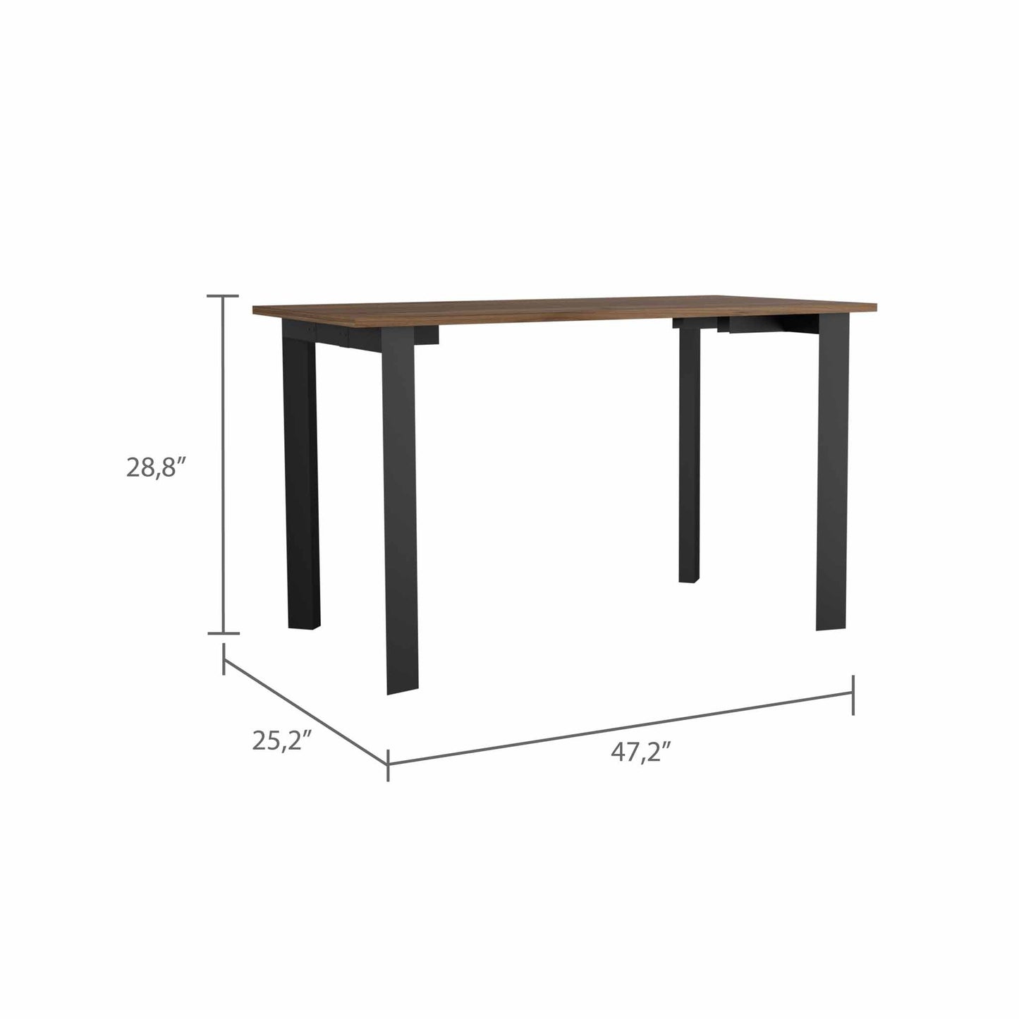 Cabo Writing Desk, Four Legs