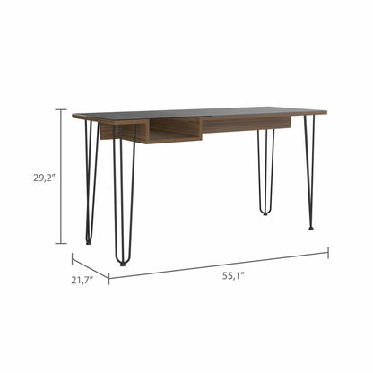 Baxter 140 Desk, One Shelf, Four Legs