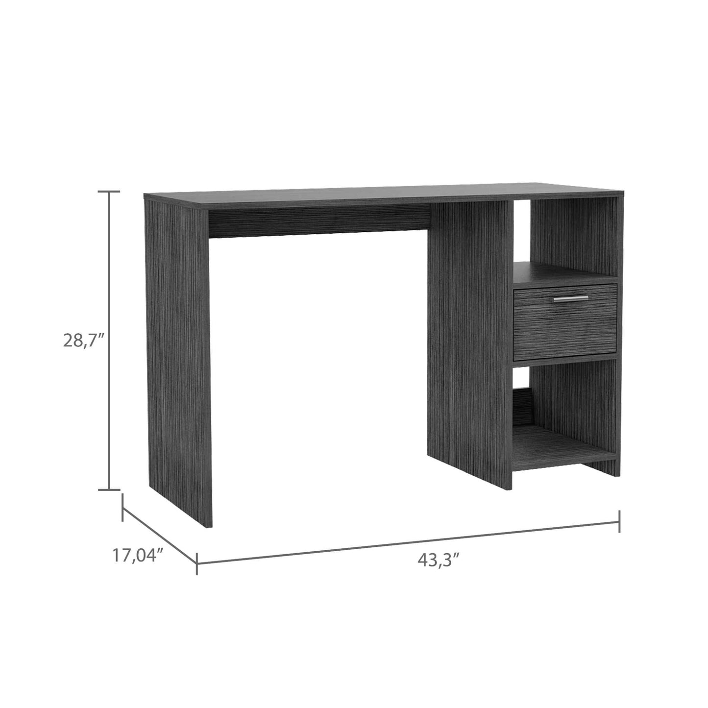 Omma Desk TuHome Gray Oak 