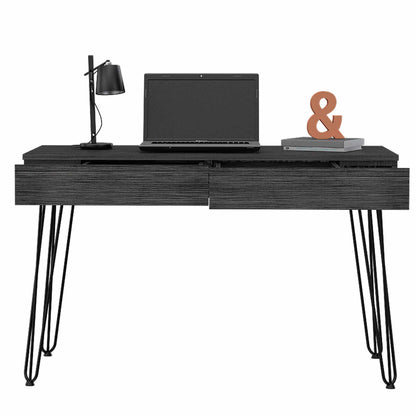 Mumbai Writing Desk, Four Legs, Two Drawers