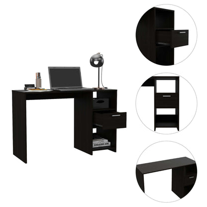 TuHome Black Wengue Omma Desk 