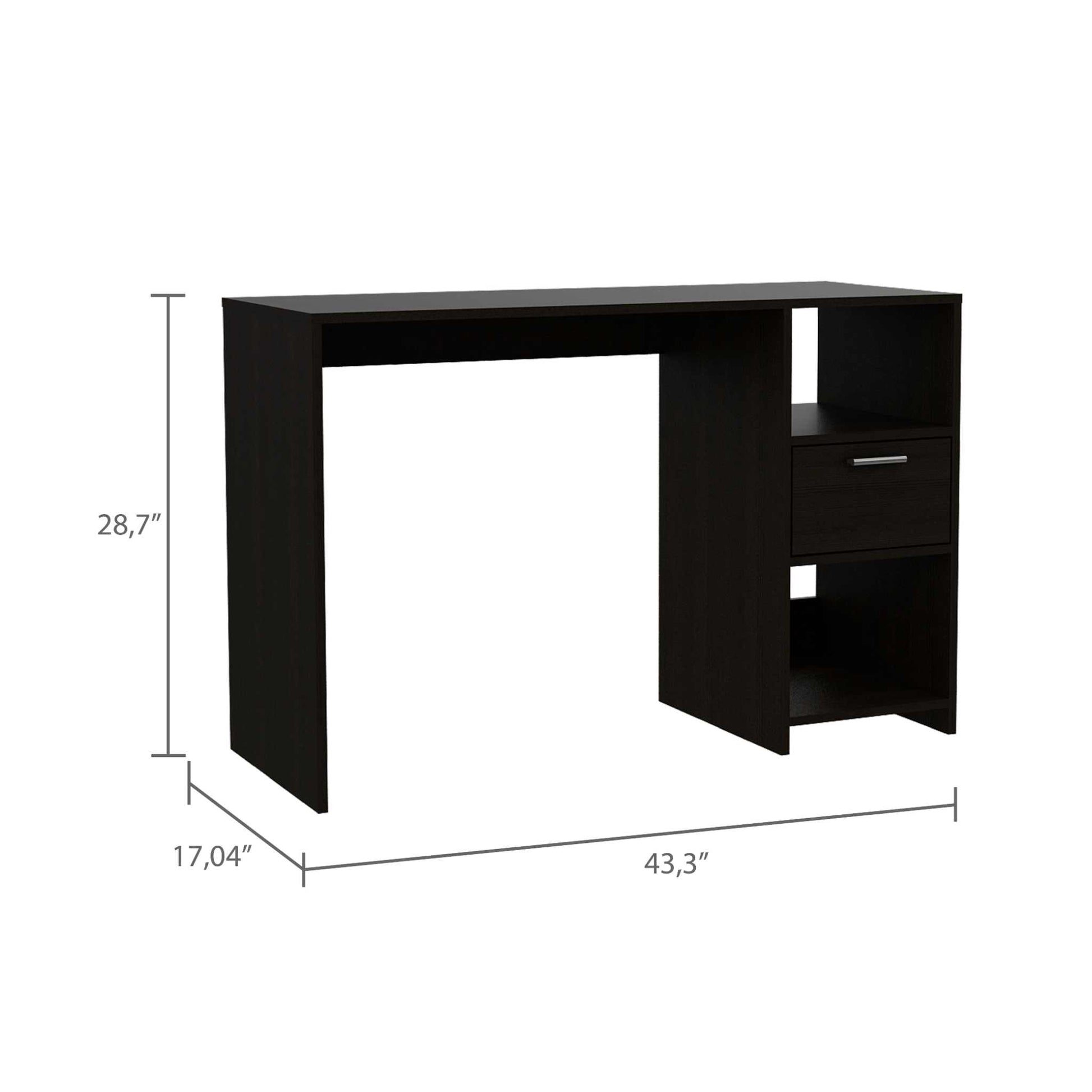 Black Wengue Omma Desk TuHome 