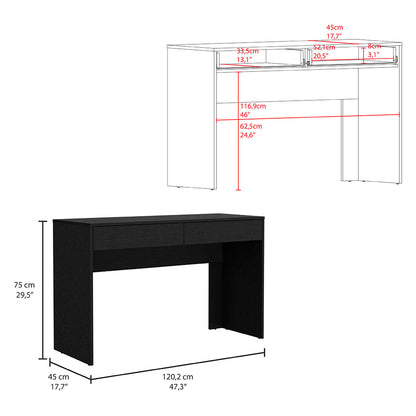 Acre Writing Computer Desk, Two Drawers