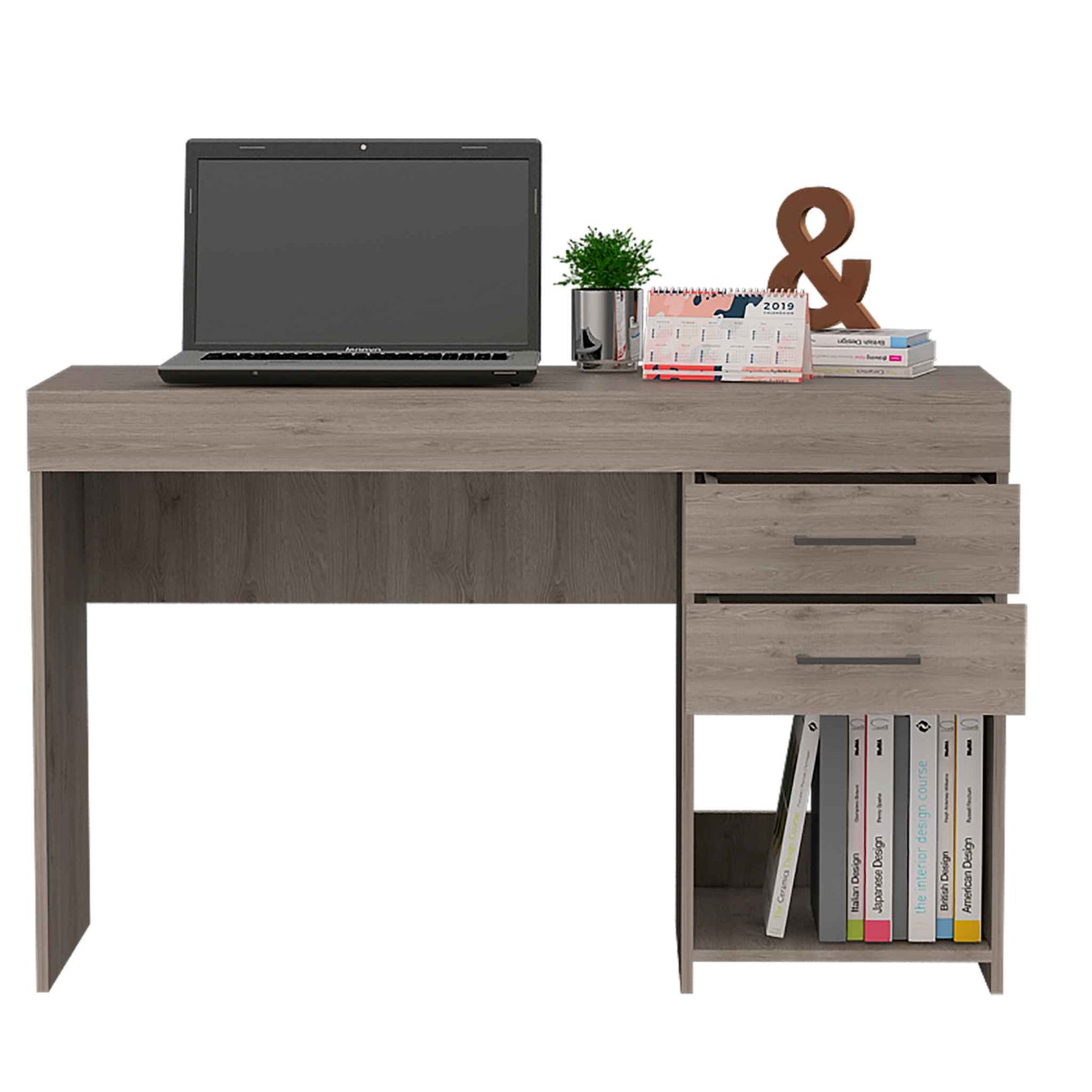 Light Gray Ibare Desk TuHome 