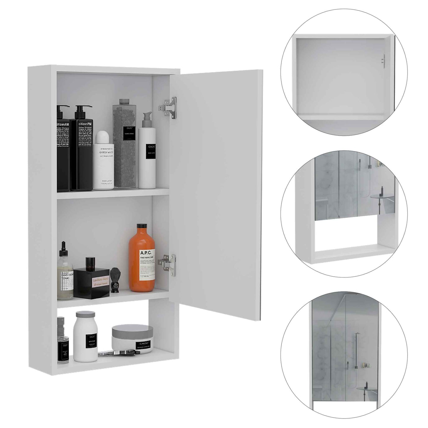 Mariana Medicine Cabinet TuHome White 