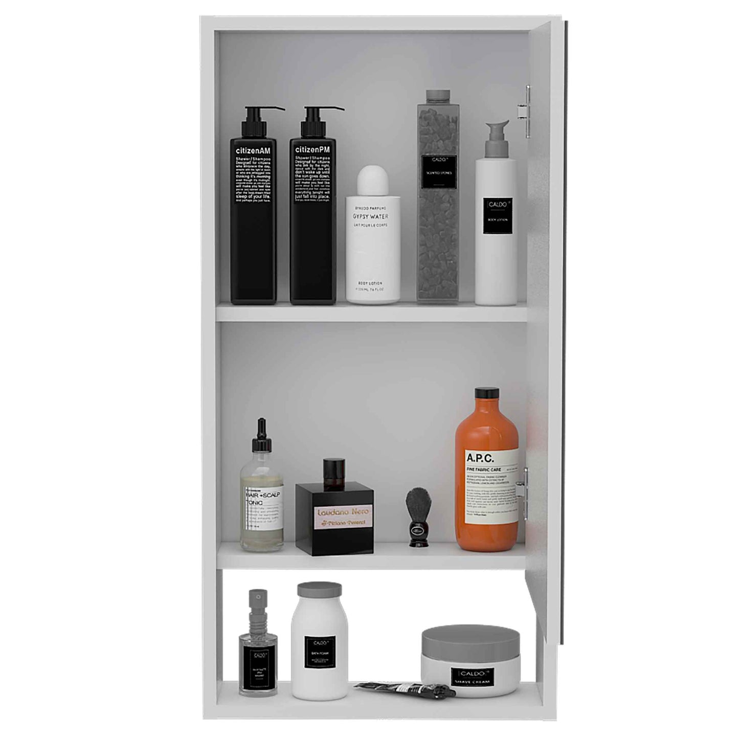 TuHome White Mariana Medicine Cabinet 