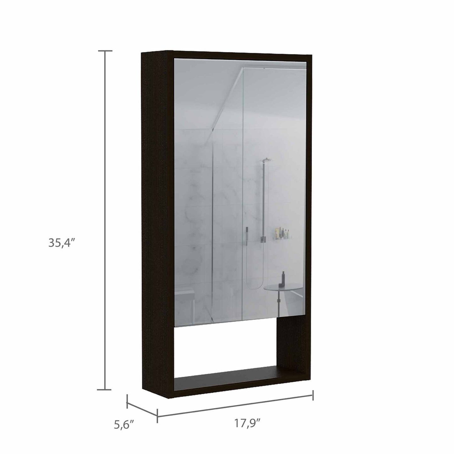 Mariana Medicine Cabinet TuHome Black 