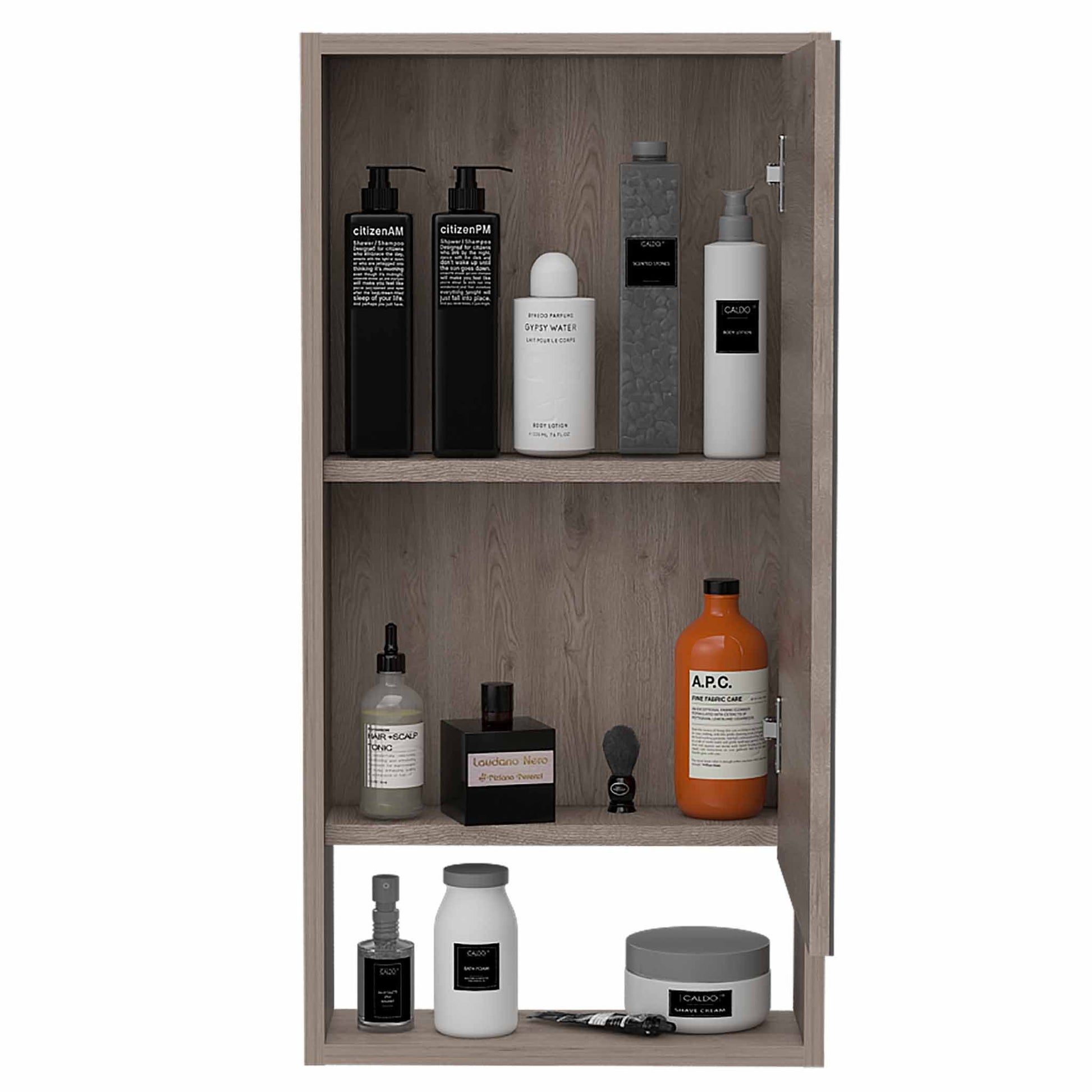 Light Gray Mariana Medicine Cabinet TuHome 