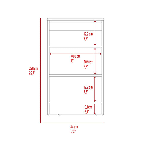 St. Clair Linen Cabinet, Four Shelves