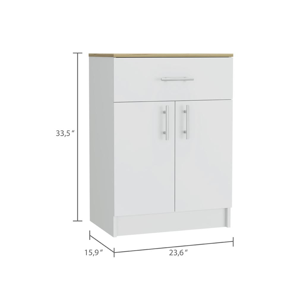 Mayorca Multistorage Pantry Cabin, One Drawer, Two Interior Shelves