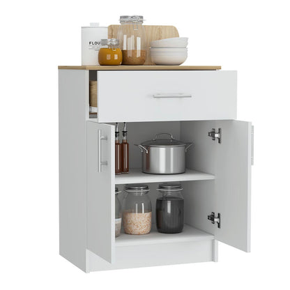 Mayorca Multistorage Pantry Cabin, One Drawer, Two Interior Shelves