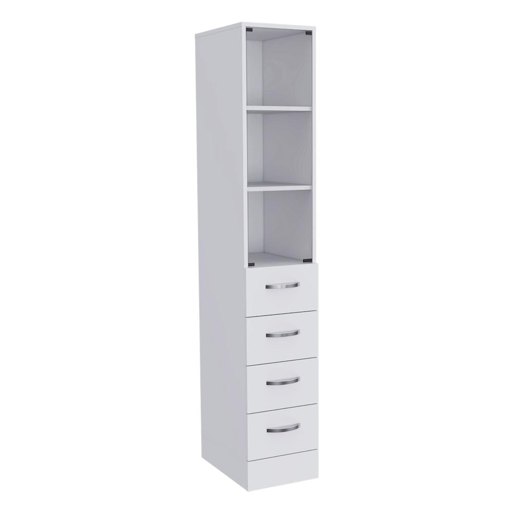 Vanguard Linen Cabinet TuHome White 