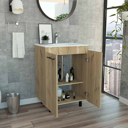 Light Oak Khari Vanity TuHome 