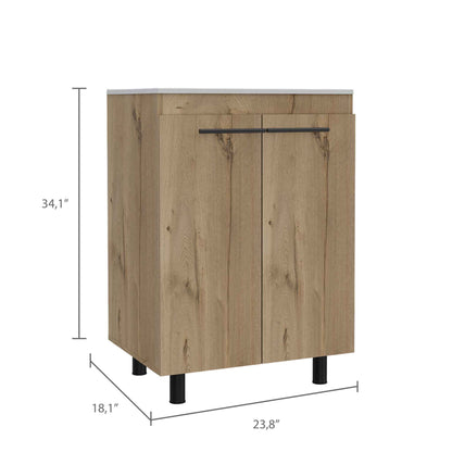 TuHome Light Oak Khari Vanity 