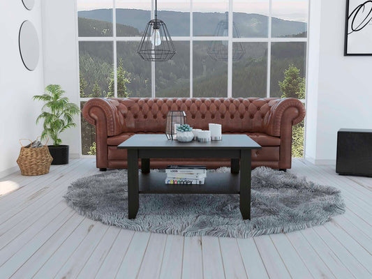 Black Essential Coffee Table TuHome