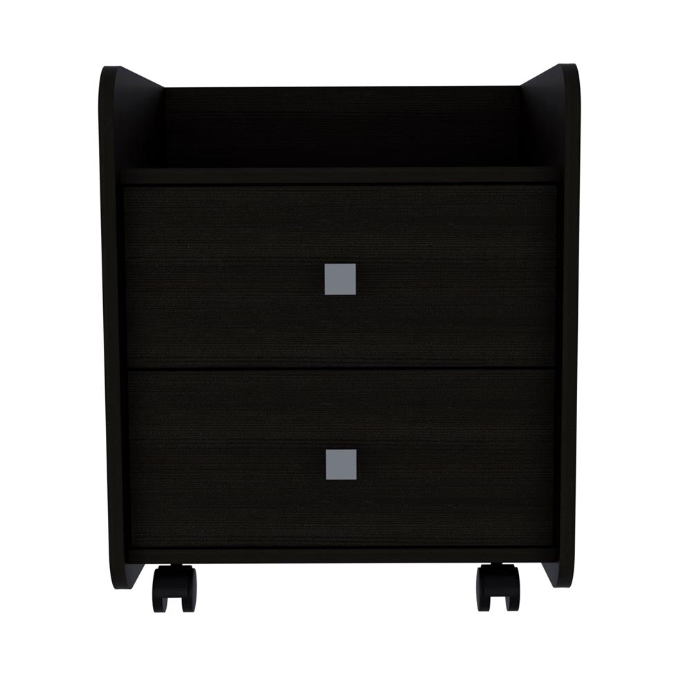 Aura Nightstand TuHome Black Wengue 