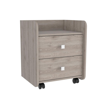 Aura Nightstand TuHome Light Gray 