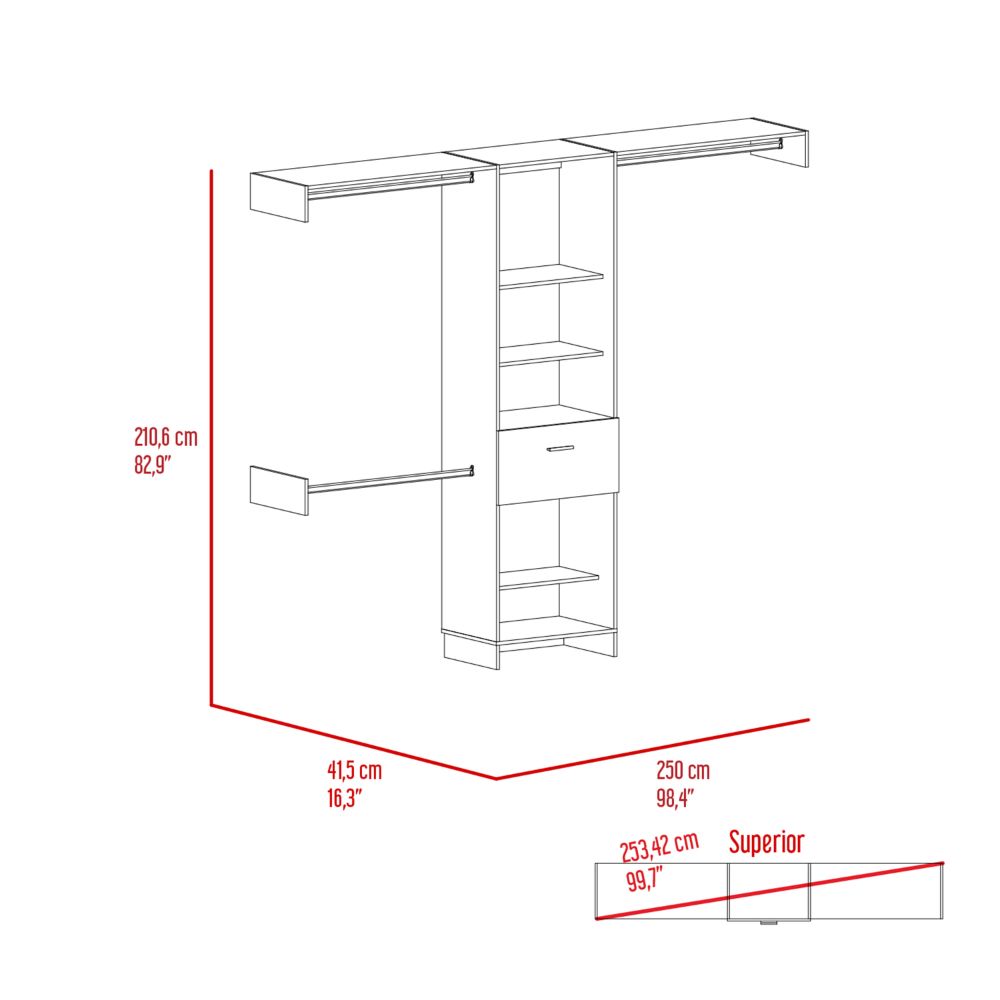 Moretti 250 Closet System