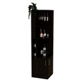 Coppola Corner Bar Cabinet with eight cubbies for wine