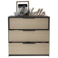 Kaia 3 Drawers Dresser, Superior Top