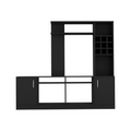 Kava Entertainment Center, Six External Shelves, Double Door Cabinet, Storage Spaces for TV´s up 37"