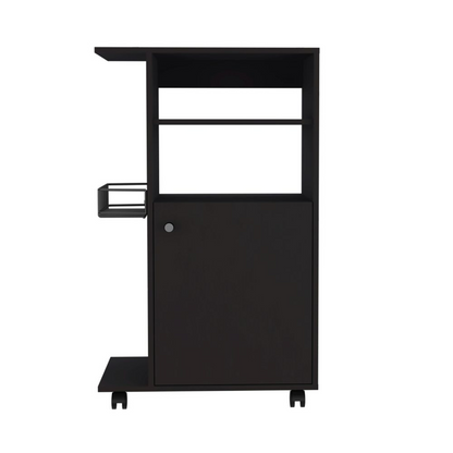 Clip Kitchen Cart, Single Door Cabinet, Four Casters