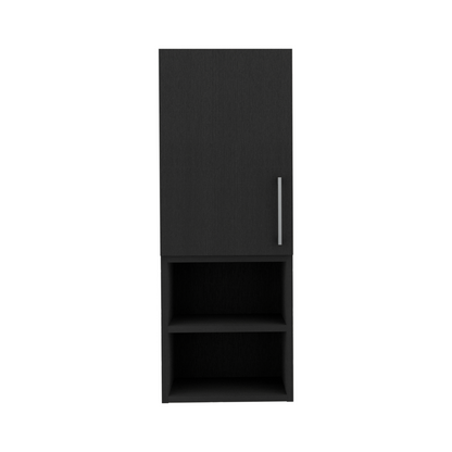 Madrid Medicine Cabinet, Two External Shelves, Metal Handle, Single Door