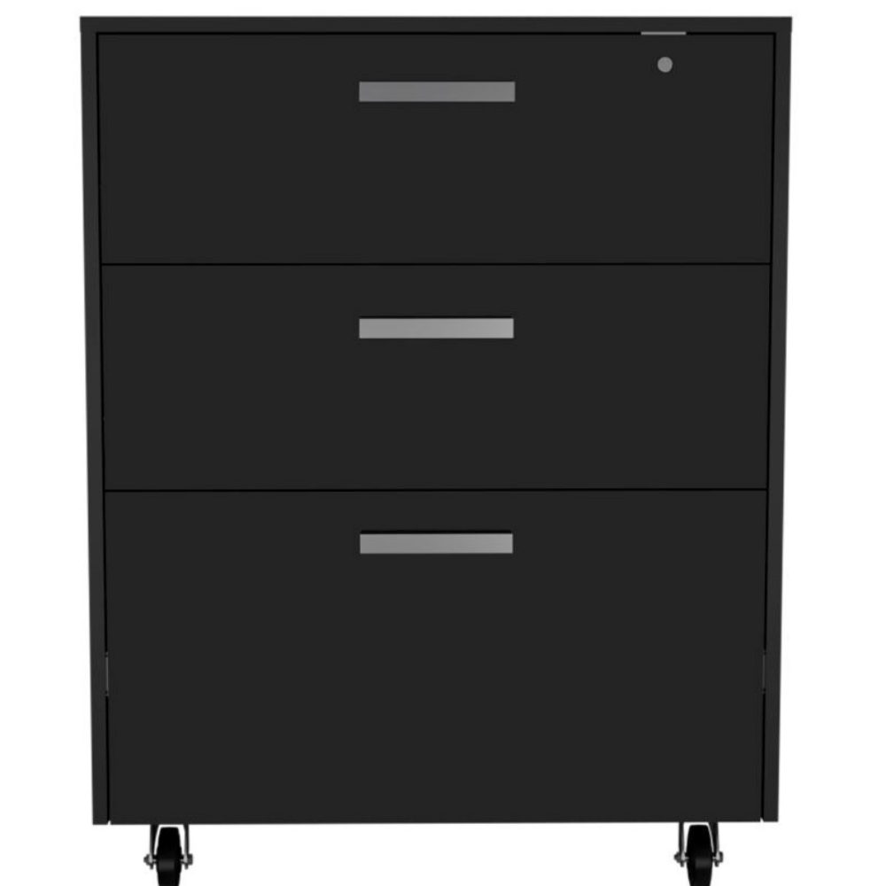 Storage Cabinet - Superior Top, Drawer Base Cabinet, Three Drawers, Four Casters