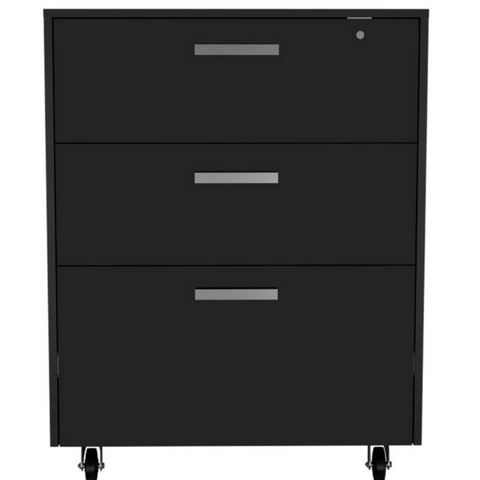 Storage Cabinet - Superior Top, Drawer Base Cabinet, Three Drawers, Four Casters